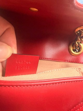 Borsa Gucci GG Marmont Rosso
