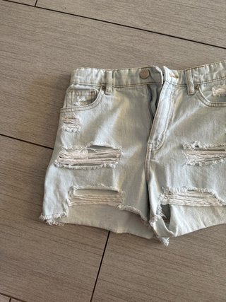 Short jeans strappati donna taglia 40