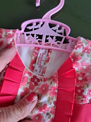 Vestido y braguita flores niña NUNCA USADO!!