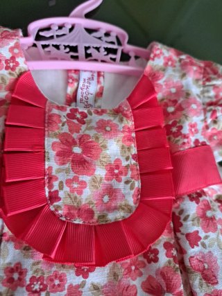 Vestido y braguita flores niña NUNCA USADO!!