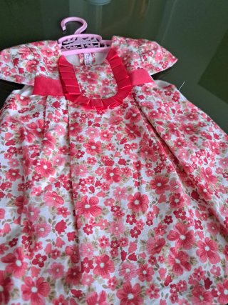 Vestido y braguita flores niña NUNCA USADO!!