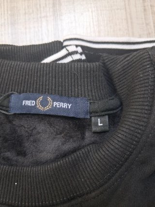 Sudadera Fred Perry Negra Talla L