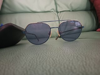 Occhiali da sole Guess Aviator Geometrici Blu/Oro
