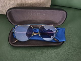 Occhiali da sole Guess Aviator Geometrici Blu/Oro
