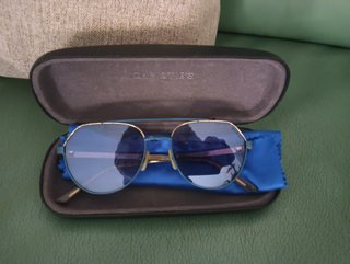 Occhiali da sole Guess Aviator Geometrici Blu/Oro