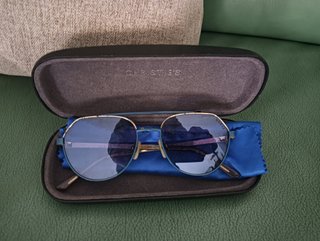 Occhiali da sole Guess Aviator Geometrici Blu/Oro