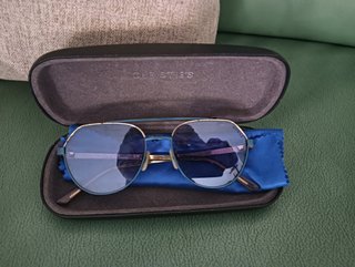 Occhiali da sole Guess Aviator Geometrici Blu/Oro