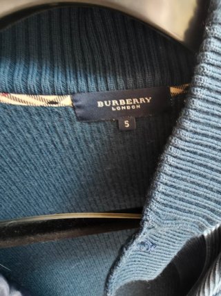 Chaqueta Lana Burberry Azul