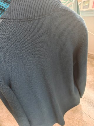 Chaqueta Lana Burberry Azul