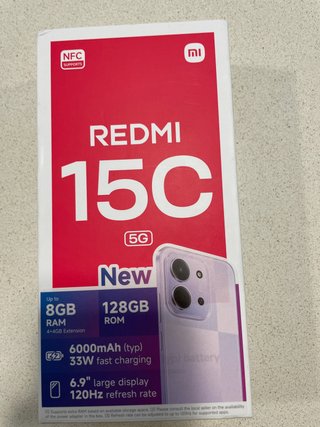 Xiaomi Redmi 15C 128GB verde e nero