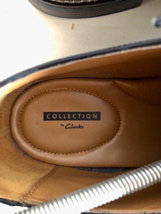 Zapatos Clarks negros de vestir