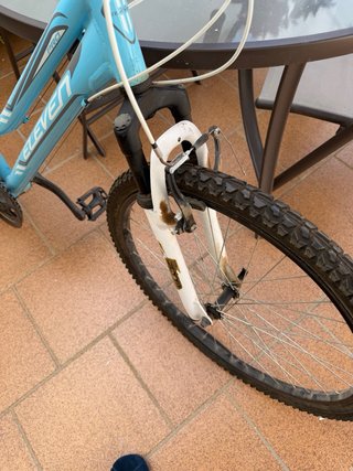 Bicicleta de montaña azul Eleven
