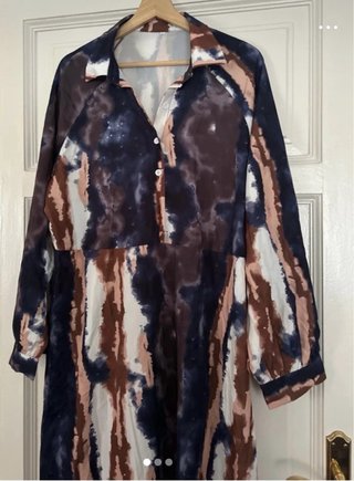 Vestido largo estampado talla 3XL