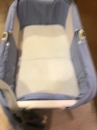 Cuna de viaje plegable con funda y colchón