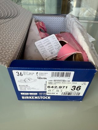 Sandalias Birkenstock Mujer Rosa T36 con etiqueta