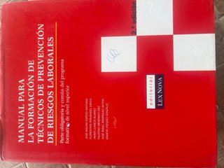 Lote libros PRL (Prevención de Riesgos Laborales)