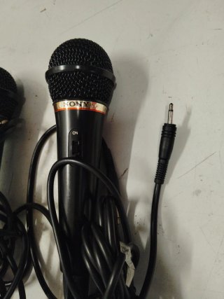 2 Micrófonos Sony Negros