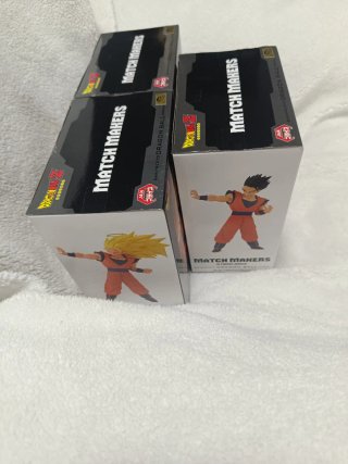 Set Figuras Match Makers Guerreros Saiyans