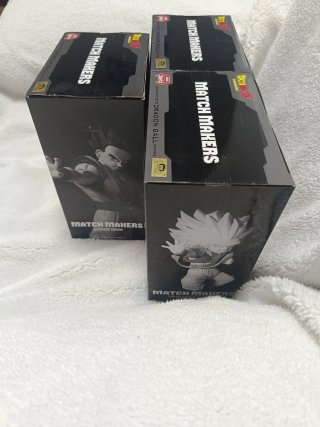 Set Figuras Match Makers Guerreros Saiyans