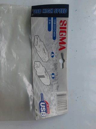 Cable USB Sigma 2.0 3m para impresora
