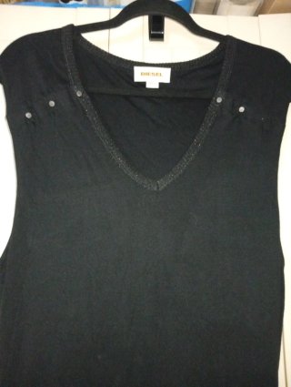 Vestido Negro Diesel