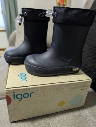 Botas de agua Igor azul marino talla 22