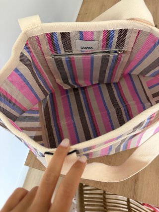 Bolso Tote Isabel Marant Rayas Multicolor