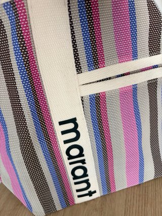 Bolso Tote Isabel Marant Rayas Multicolor