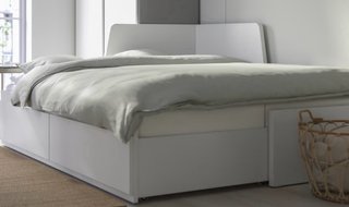 Cama diván blanco con 2 Cajones