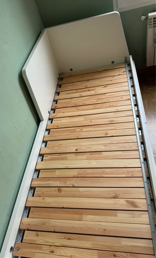 Cama diván blanco con 2 Cajones