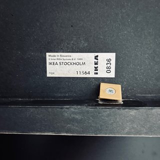 Vitrina Ikea Stockholm Negra