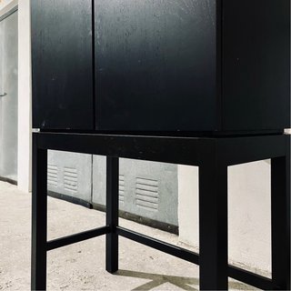 Vitrina Ikea Stockholm Negra