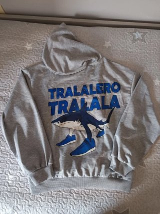 Sudadera Tralala T-16 Talla S/M Gris