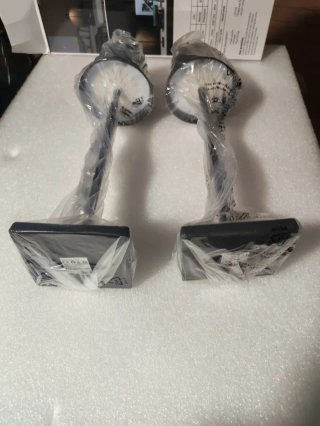 2 Lámparas de Mesa Elegantes Grises