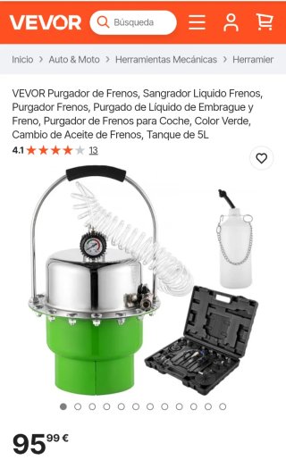 Kit Purgador Frenos Neumático