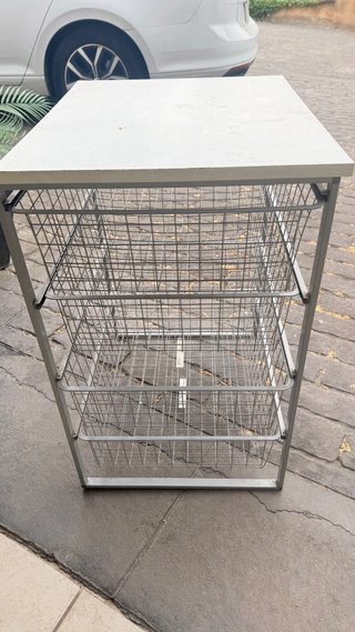 Cajonera IKEA ANTONIUS metálica 4 cestas