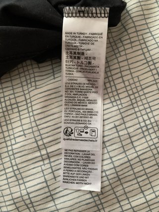 Camiseta Levi's Azul marino Estampada