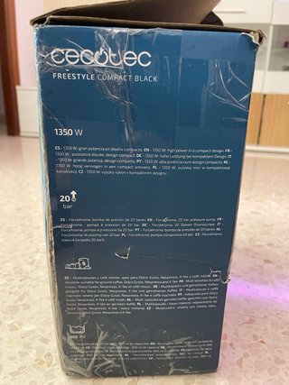 Cafetera Cecotec Freestyle Compact Black