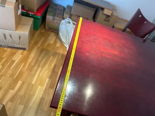 Mesa comedor + 4 sillas madera