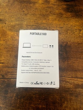 Disco duro externo SSD 2TB