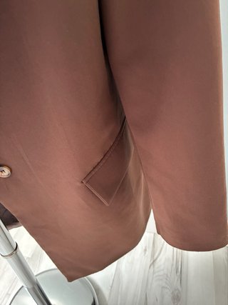 Chaqueta de vestir marrón