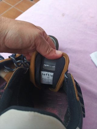 Zapatillas Hombre Marrón y Verde