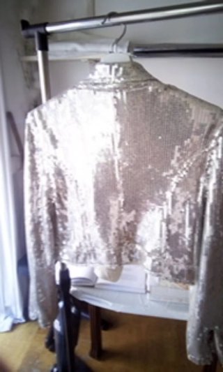 Giacca Michael Jackson Style + Scarpe Oro/Argento