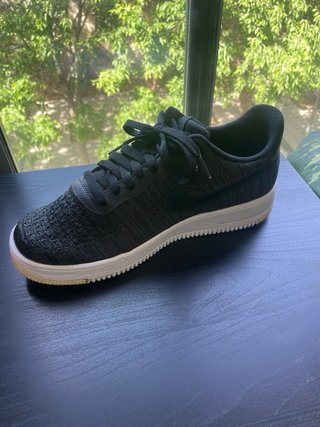 Nike Air Force 1 Flyknit Ultra Negras