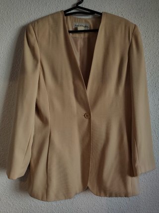 Chaqueta Beige Talla M Norton & Mcnaughton