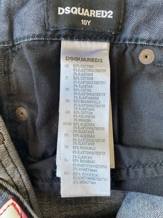Jeans Dsquared bambino 10 anni