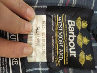 Giubbotto inglese Barbour Westmorland blu navy