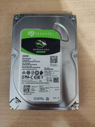 Disco Duro Seagate Barracuda 500GB SATA