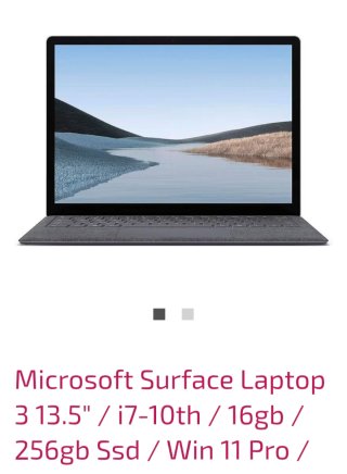 Microsoft Surface Laptop 3 13.5 i7 16GB 256GB SSD