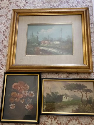 Tre quadri vintage varie misure